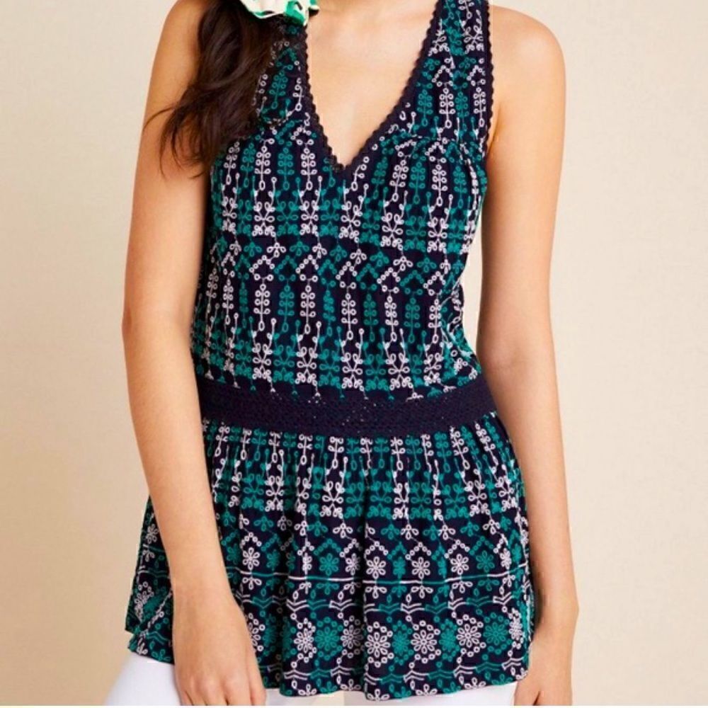 Maeve Cammie embroidered top